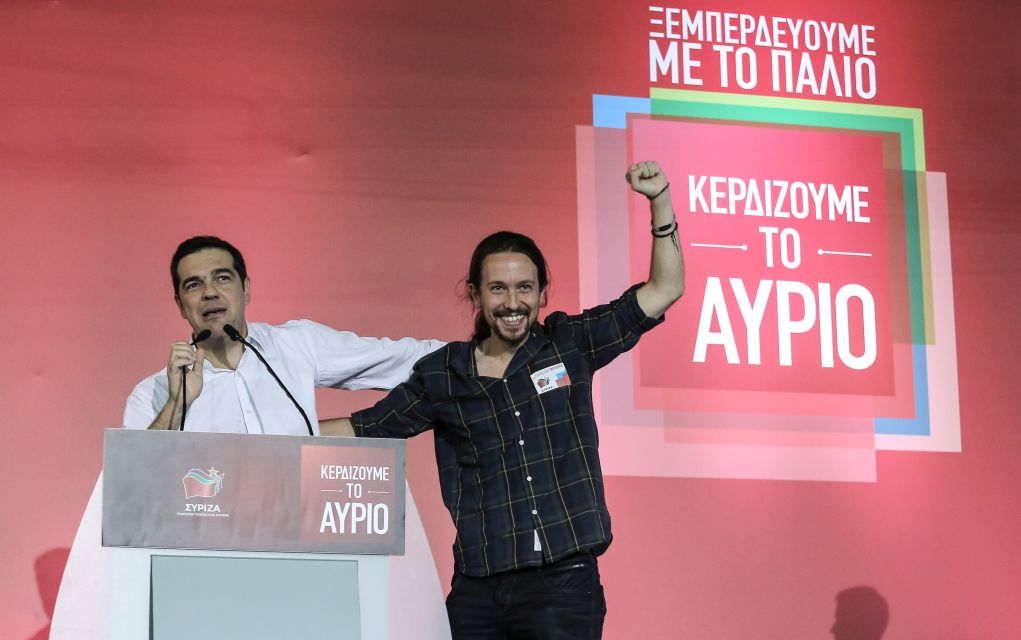 Αποστάσεις από τους Podemos κρατά τώρα ο Τσίπρας