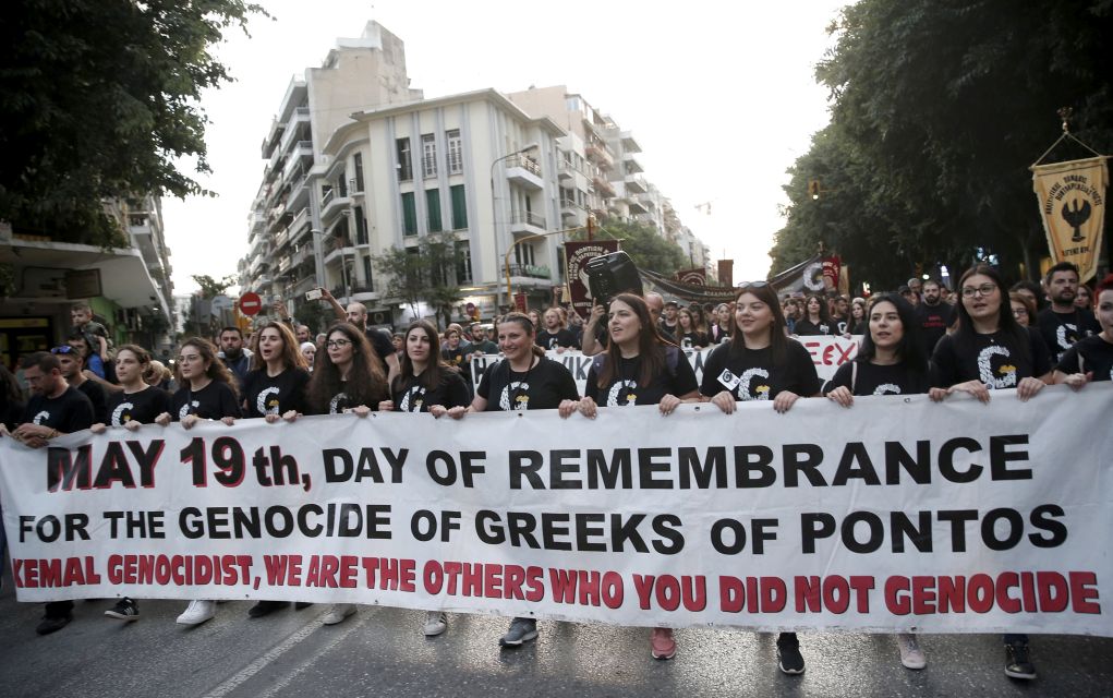 Δύο συλλήψεις για την επίθεση με μαχαίρι στην πορεία για τη Γενοκτονία των Ποντίων