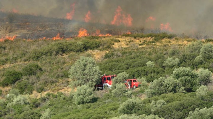 Πολύ υψηλός κίνδυνος πυρκαγιάς την Κυριακή