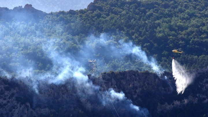 Πυρκαγιά σε δασική έκταση στον Κιθαιρώνα Αττικής