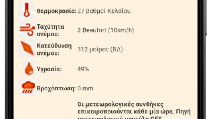 Εφαρμογή για κινητό τηλέφωνο ενημερώνει για τον κίνδυνο εκδήλωσης πυρκαγιάς στον δήμο Θέρμης