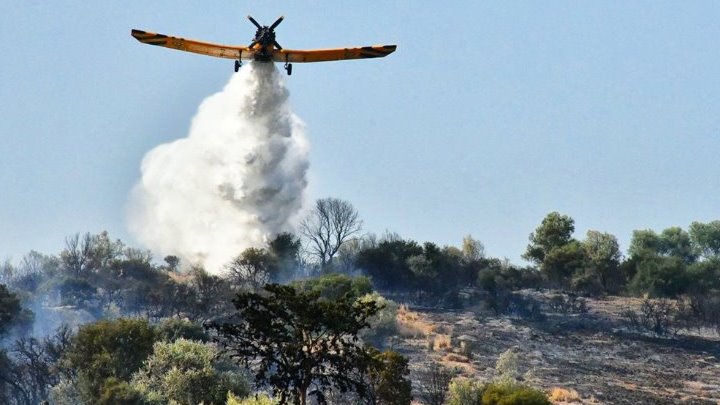 Στην πυρκαγιά του Μαραθώνα ο γγ Πολιτικής Προστασίας