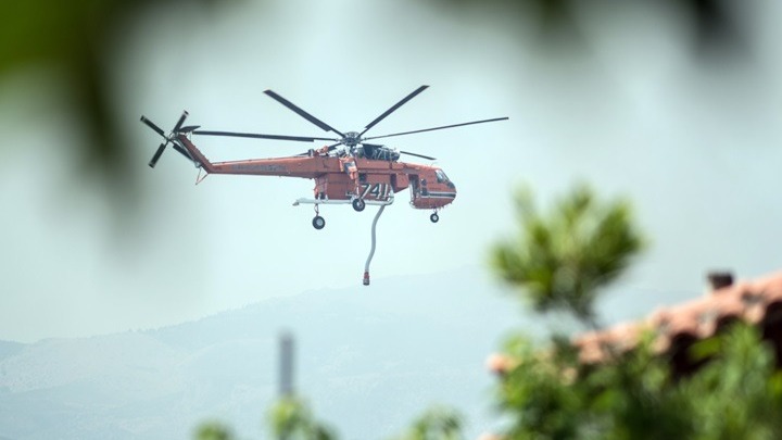 Κάηκαν 23.565 στρέμματα στην Εύβοια