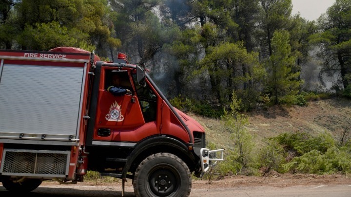 Πυρκαγιά στην περιοχή Βατήσι της Καρύστου Ευβοίας