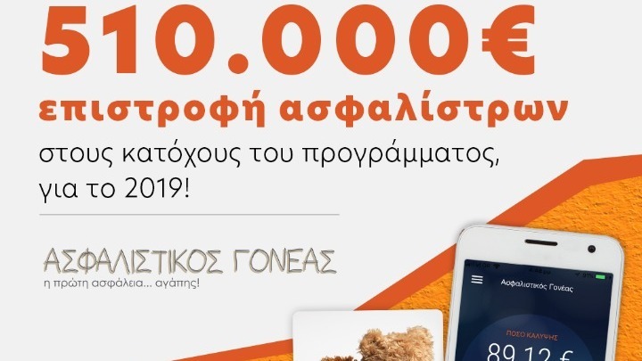 Ασφαλιστικός Γονέας – Επιβράβευσε και το 2019 με επιστροφή ασφαλίστρων τους κατόχους του προγράμματος