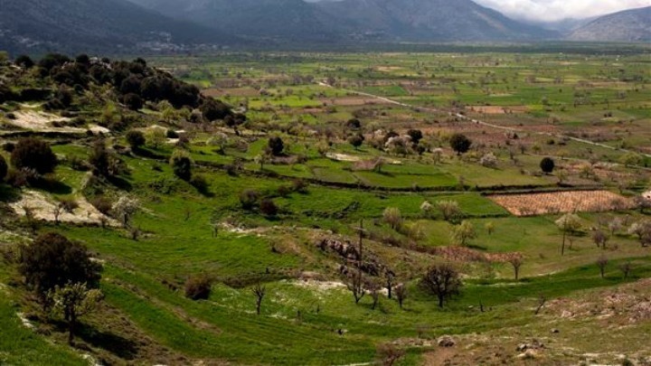 Πλημμύρισε ο κάμπος στο Οροπέδιο Λασιθίου