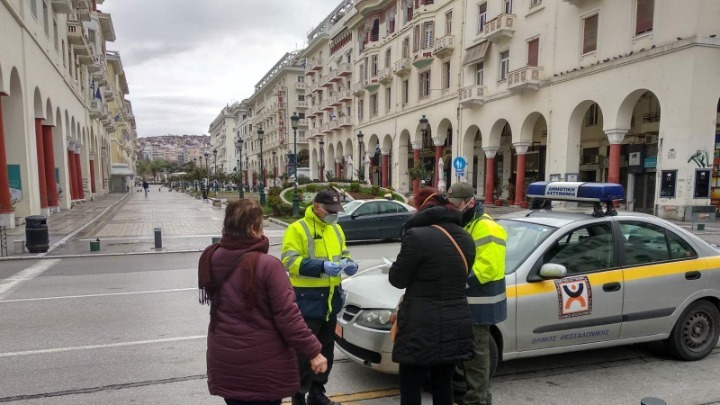 Πρόστιμο σε 82χρονο χωρίς δήλωση μετακίνησης στη Θεσσαλονίκη