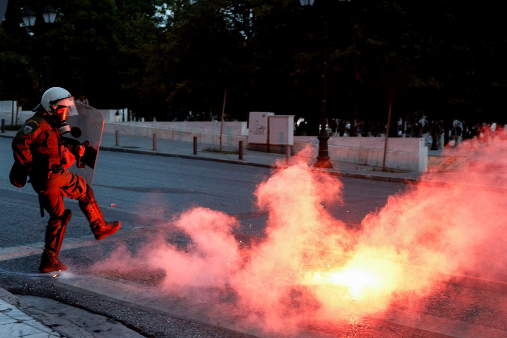 Αθήνα: Ένταση στην πορεία για τον Τζορτζ Φλόιντ