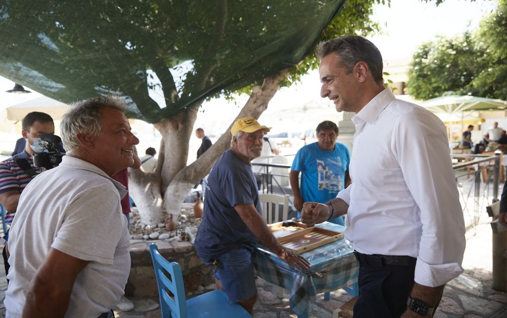 Μητσοτάκης από Χάλκη: «Μείωση ΕΝΦΙΑ για τους κατοίκους των μικρών νησιών»