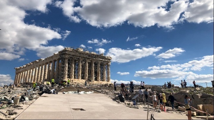 Το ΥΠΠΟΑ για την πλημμύρα στην Ακρόπολη