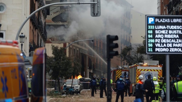 Τέσσερις οι νεκροί από την χθεσινή έκρηξη στη Μαδρίτη