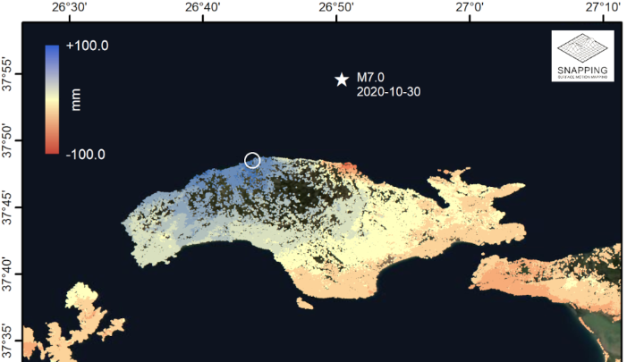Ερευνητές στο ΑΠΘ σε συνεργασία με τον ESA δείχνουν τις μετακινήσεις του εδάφους μετά από σεισμούς, κατολισθήσεις, καθιζήσεις και εκρήξεις ηφαιστείων