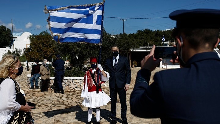 Σε Λειψούς, Αρκιούς και Αγαθονήσι για την επέτειο της 25ης Μαρτίου ο υφυπουργός Εθνικής Άμυνας Αλκ. Στεφανής