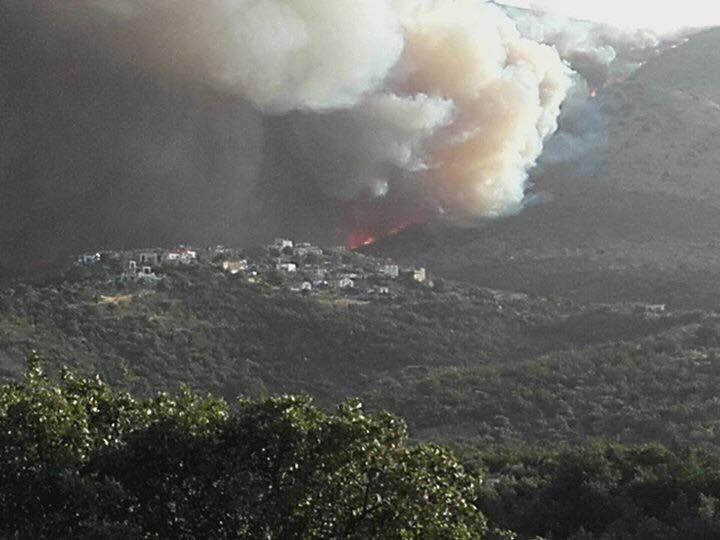 Σε πύρινο κλοιό η Μάνη: Εντολή εκκένωσης σε οικισμούς (pics+vid)