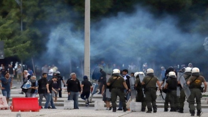 Επτά συλλήψεις για τα χθεσινά επεισόδια στη Θεσσαλονίκη