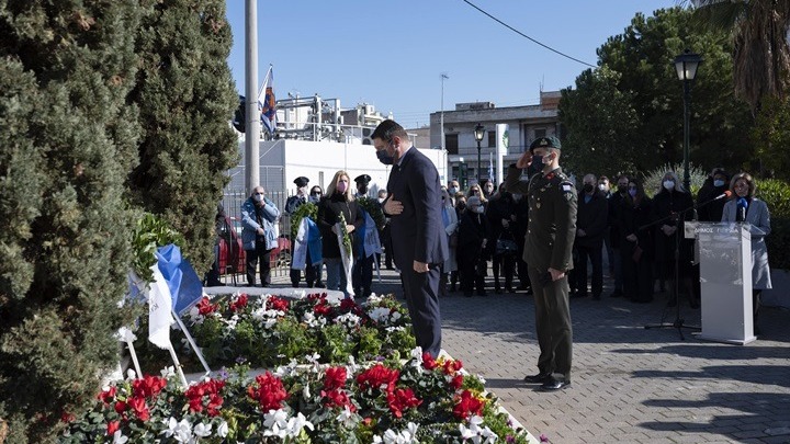 Στην εκδήλωση μνήμης για τους 63 πεσόντες αεροπόρους του αεροσκάφους C-130 στο όρος Όθρυς ο Ν. Χαρδαλιάς