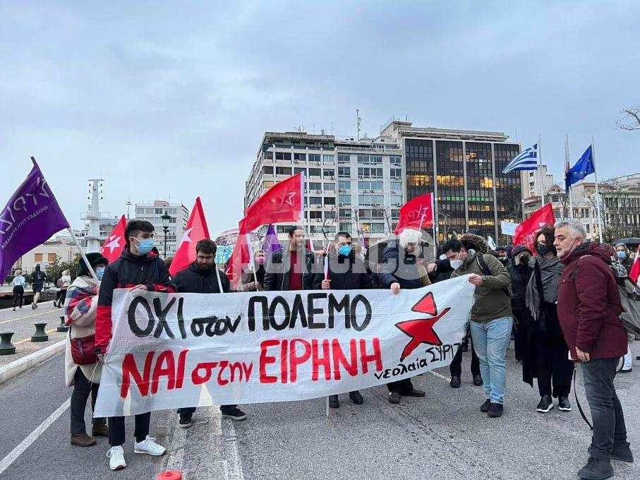 Πόλεμος στην Ουκρανία: Αντιπολεμική πορεία  στο κέντρο της Θεσσαλονίκης (vids & pics)