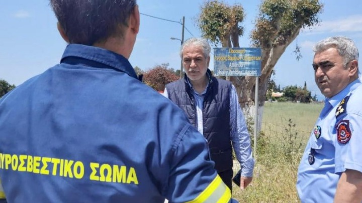 Συνεχίζει την περιοδεία του σε Κω και Ρόδο για την αντιπυρική περίοδο ο Χρήστος Στυλιανίδης