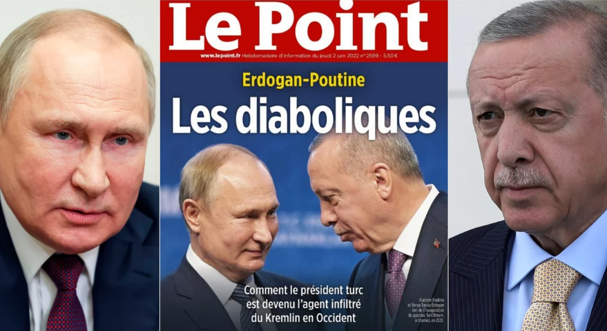 Français « Le Point »: « Diable » Poutine et Erdogan