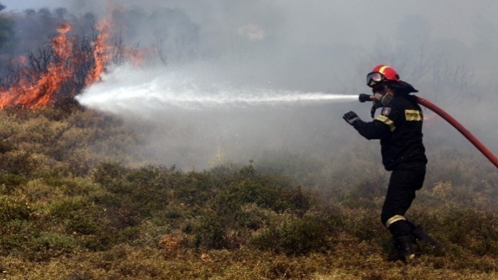 Υπό μερικό έλεγχο η πυρκαγιά σε δασική έκταση στη Μικροκώμη