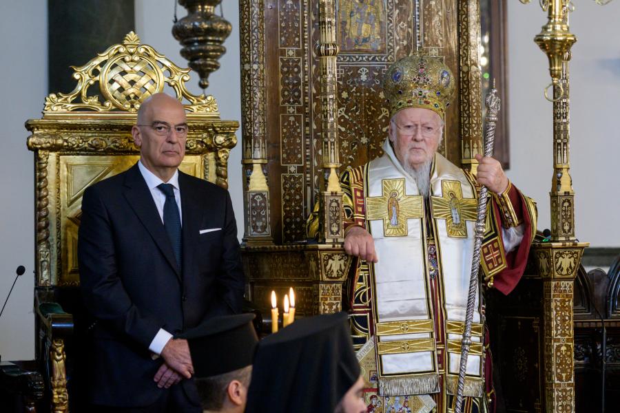 Ο Νίκος Δένδιας στην Ίμβρο τη Μεγάλη Παρασκευή