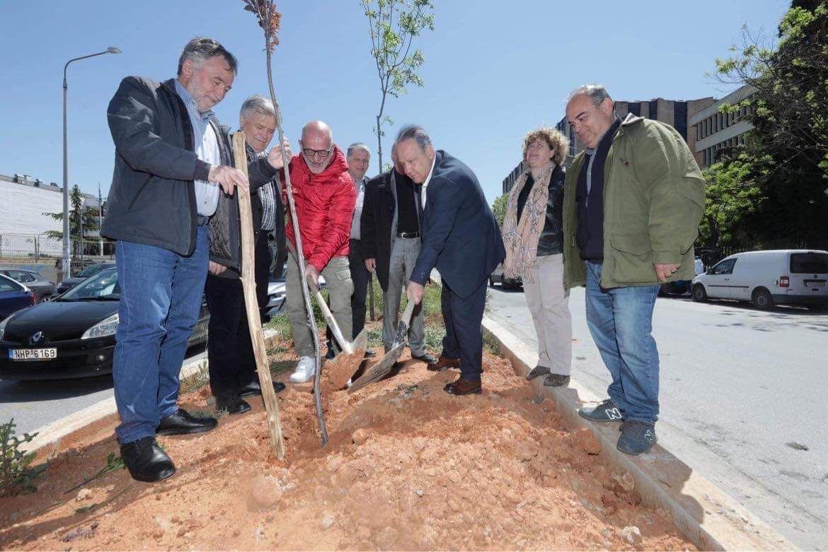 Στέλιος Αγγελούδης: Η δέσμευση μας έγινε πράξη, η δενδροφύτευση ολοκληρώθηκε