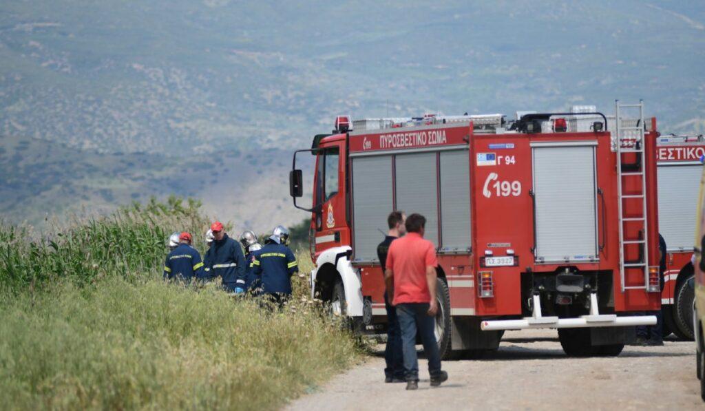 Θήβα: Φωτιά στην Αγία Τριάδα