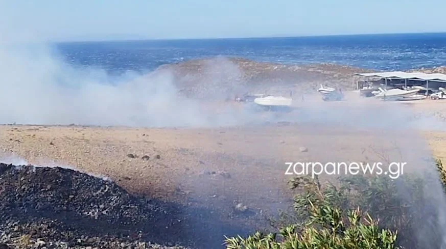 Κρήτη: Φωτιά στα Σφακιά κοντά σε κατοικημένη περιοχή (ΒΙΝΤΕΟ)