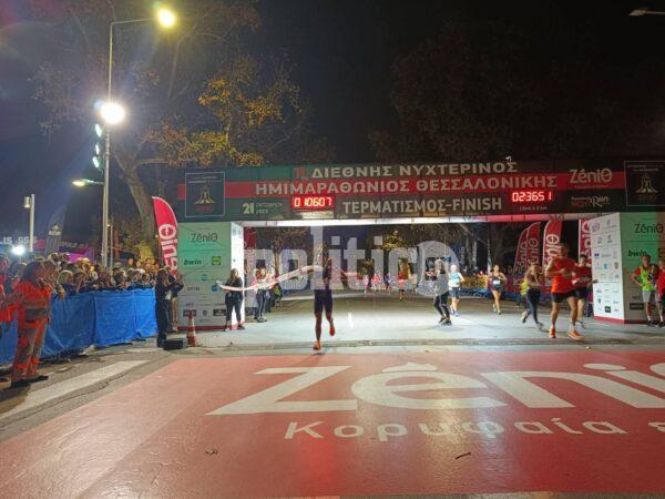 11ος Διεθνής Νυχτερινός Ημιμαραθώνιος Θεσσαλονίκης: Μοχάμεντ Σααμπούντ και Αναστασία Μαρινάκου νικητές στα 21χλμ