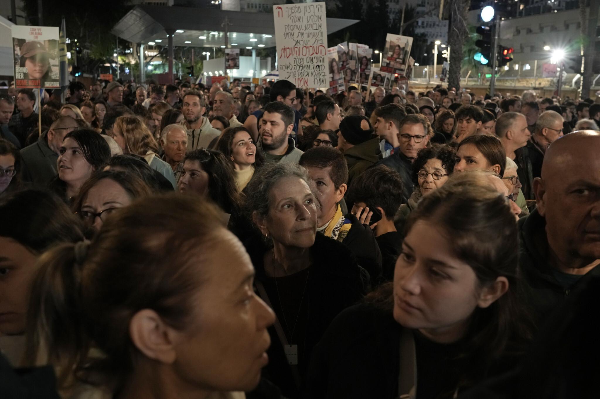 Ισραήλ: Συγκέντρωση με πάνω από 120.000 διαδηλωτές για τις 100 ημέρες του πολέμου στη Γάζα