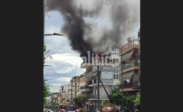 Θεσσαλονίκη: Μεγάλη φωτιά σε πολυκατοικία στην Άνω Ηλιούπολη (ΒΙΝΤΕΟ)
