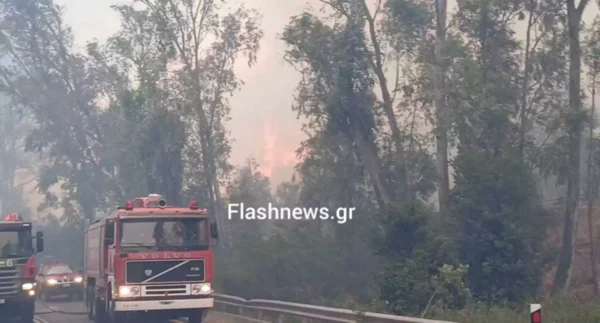 Φωτιά κοντά στα Χανιά