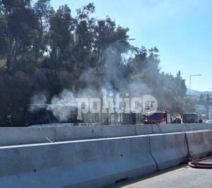 Θεσσαλονίκη: Τι λέει ο ΟΑΣΘ για τη φωτιά στο λεωφορείο (ΦΩΤΟ)