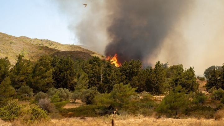 Λαμία: Η εξέλιξη της μάχης με τις φλόγες στη Στερεά Ελλάδα