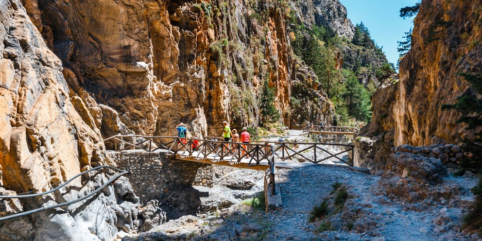 Κρήτη: Κλειστό λόγω καύσωνα το φαράγγι της Σαμαριάς