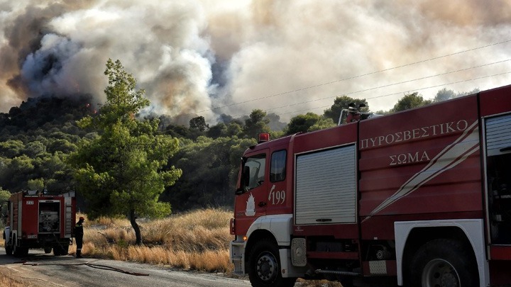 Άμεση κατάσβεση πυρκαγιάς σε χαμηλή βλάστηση στη βόρεια Λέσβο