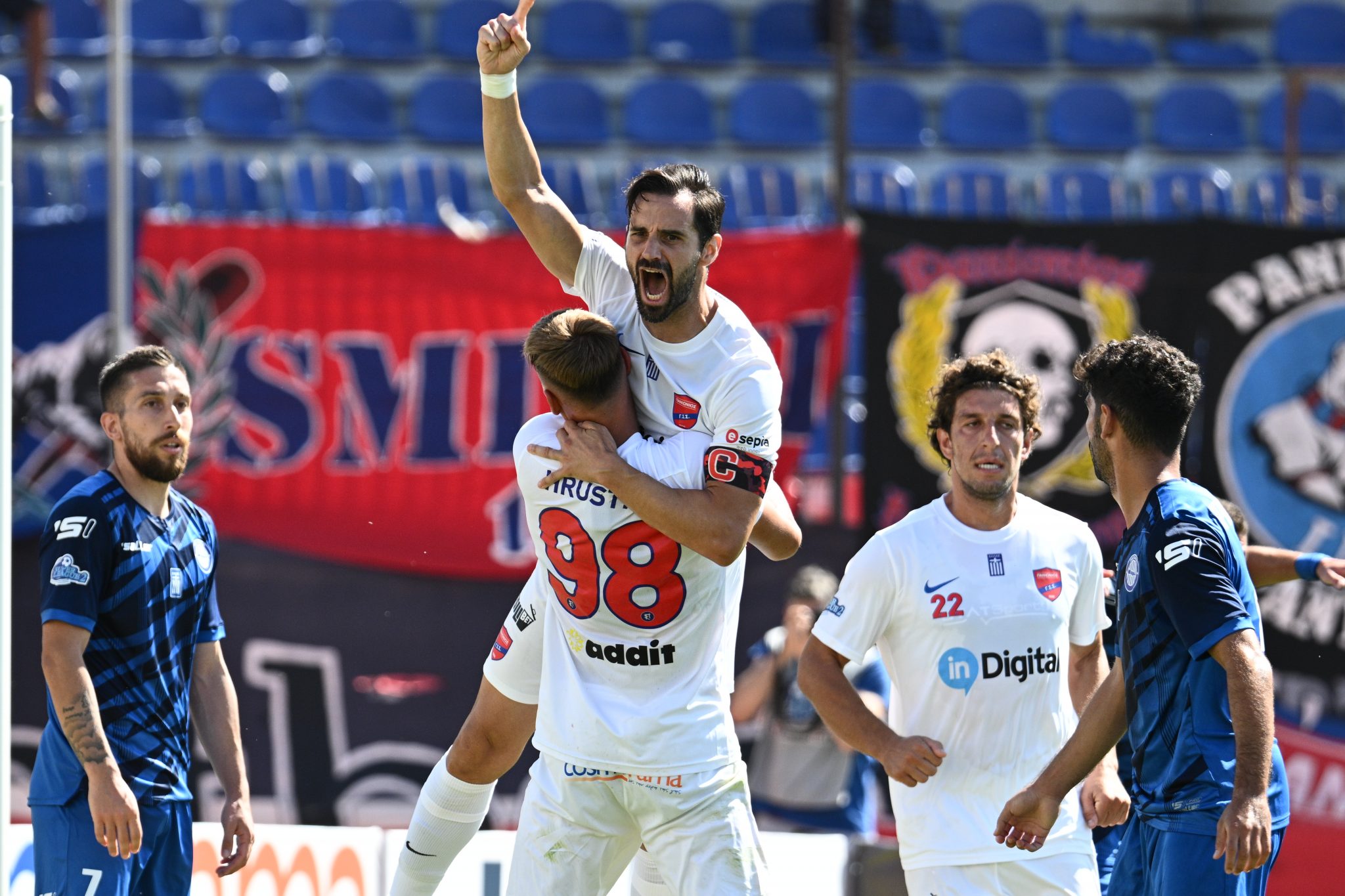 Πανιώνιος – Χανιά 1-0: Ιστορική νίκη για τους κυανέρυθρους παρουσία του Τσερίσεφ