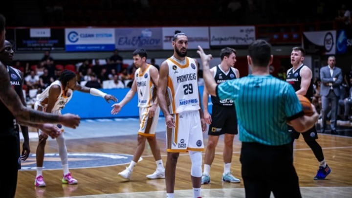 Ατυχία για τον Προμηθέα στην πρεμιέρα του Basketball Champions League