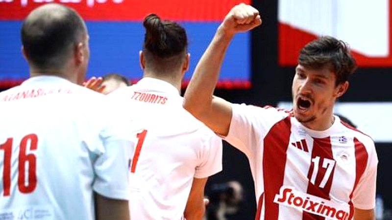 Εντυπωσιακή πρεμιέρα για τον Ολυμπιακό στη Volley League