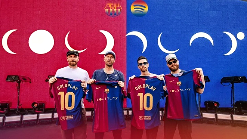 Coldplay στη φανέλα της Μπαρτσελόνα για το Clasico με τη Ρεάλ Μαδρίτης