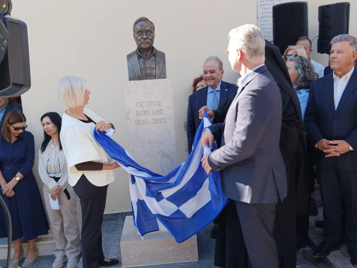 Αποκαλυπτήρια προτομής του καθηγητή Πέτρου Θέμελη στην αρχαία Μεσσήνη