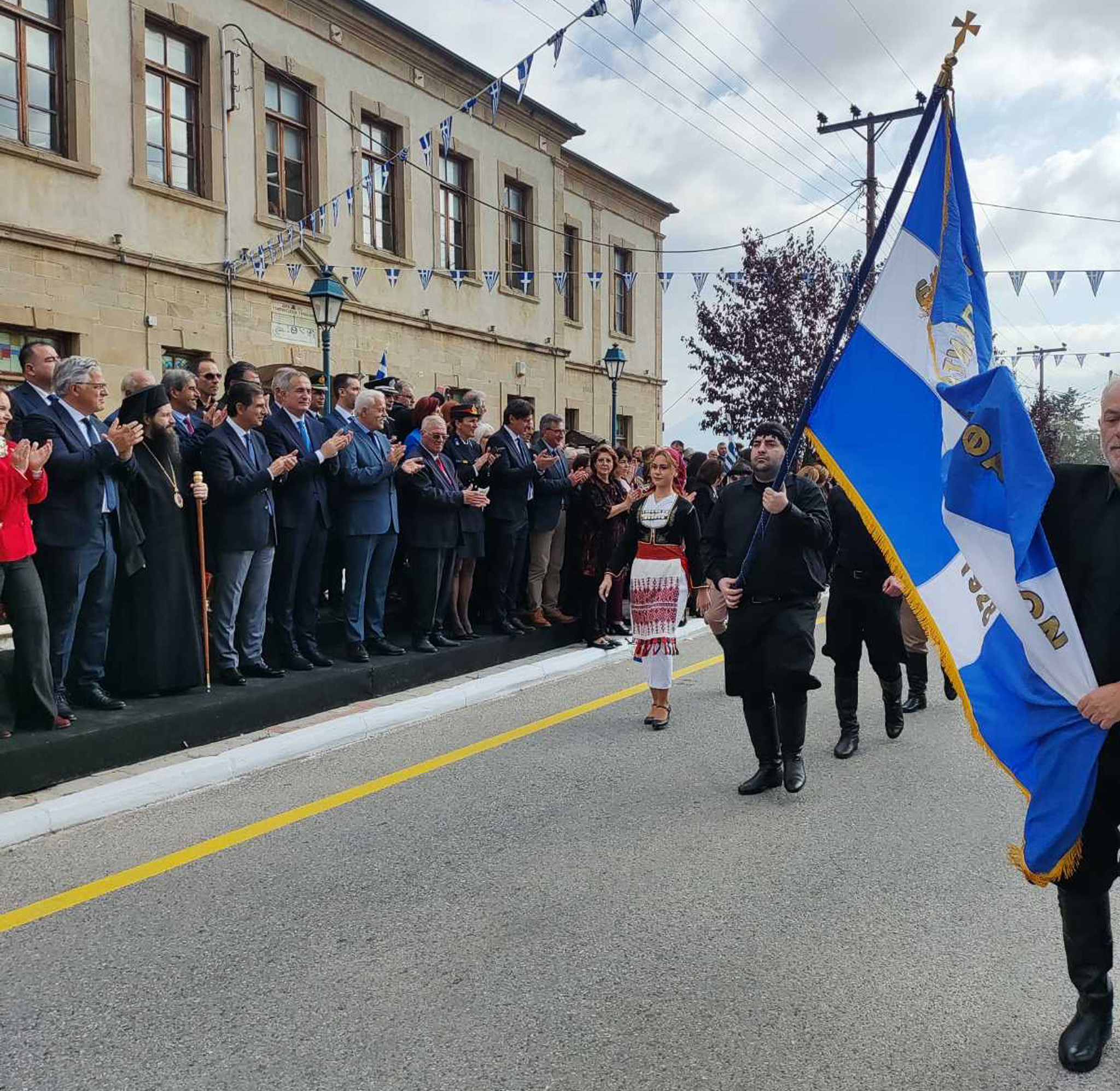 Ο ΥΜΑΘ Κωνσταντίνος Π. Γκιουλέκας στα Ελευθέρια της Σιάτιστας