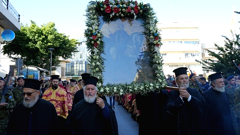 Ηράκλειο: Με λαμπρότητα και επισημότητα εορτάζεται ο Άγιος Μηνάς