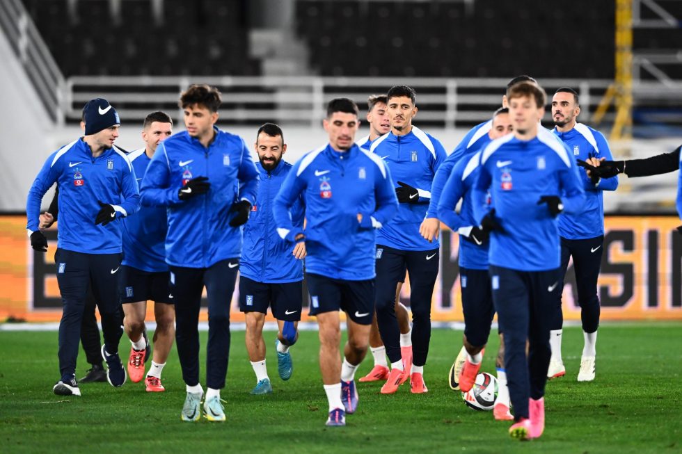 Nations League: Η προπόνηση της Εθνικής Ελλάδας στο Ελσίνκι