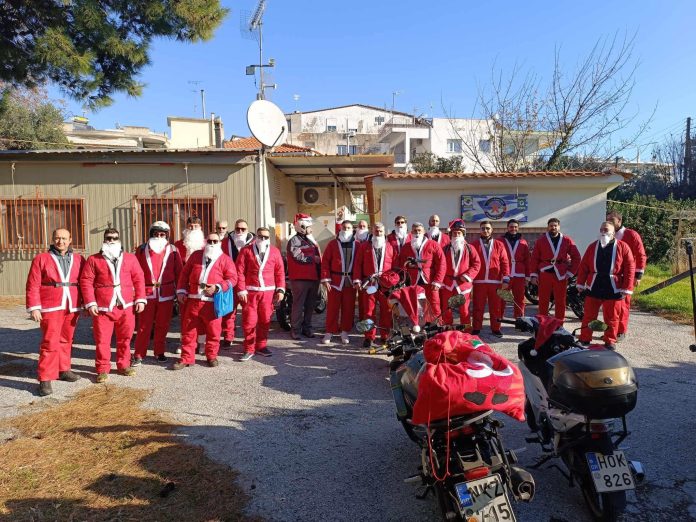 Ξάνθη: Μηχανόβιοι Άγιοι Βασίληδες κλέβουν την παράσταση