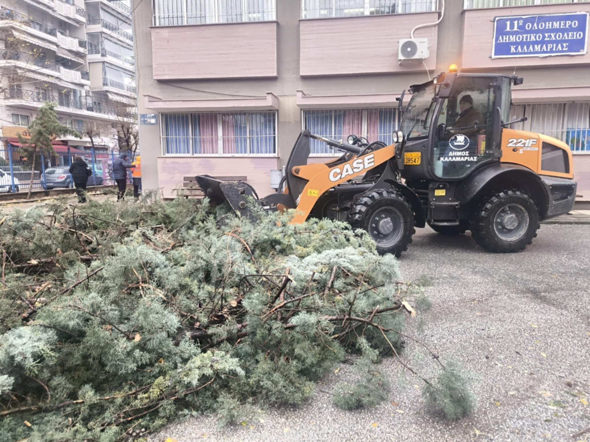 Η Καλαμαριά άντεξε, το πράσινο «πληγώθηκε» – Ο απολογισμός της κακοκαιρίας «Bora»