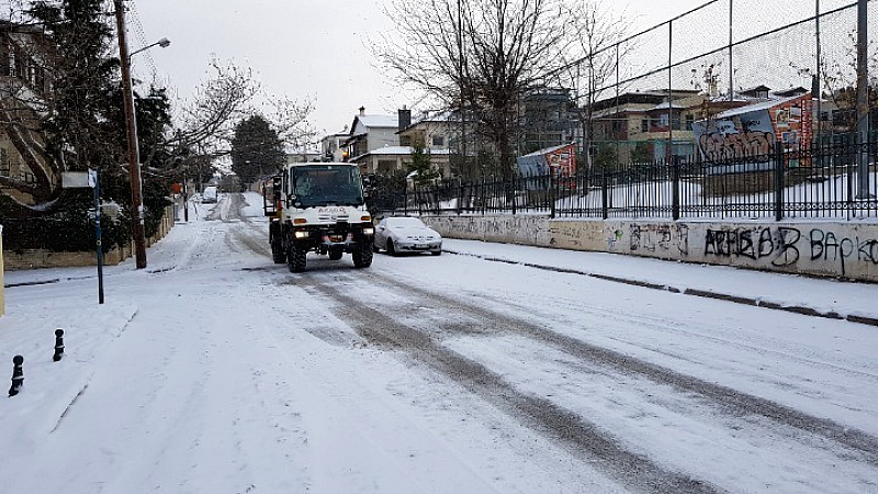 Απαγόρευση κυκλοφορίας φορτηγών στην εθνική οδό Σερρών-Δράμας λόγω κακών καιρικών συνθηκών