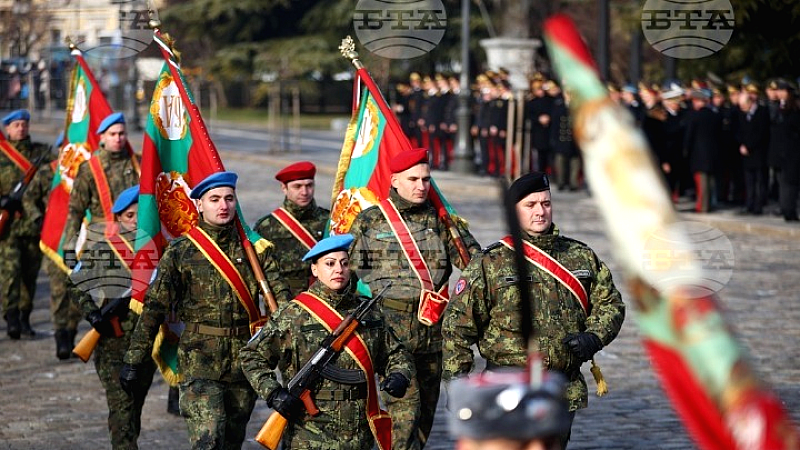 Τελετή αγιασμού των σημαίων των βουλγαρικών ενόπλων δυνάμεων στη Σόφια