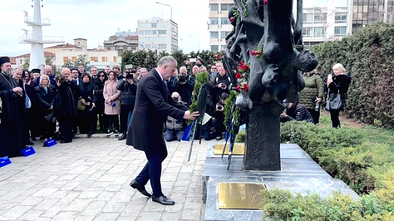 Σταύρος Καλαφάτης: «Υποχρέωσή μας η διατήρηση της μνήμης των Εβραίων αδελφών μας μέσω του Μουσείου Ολοκαυτώματος»