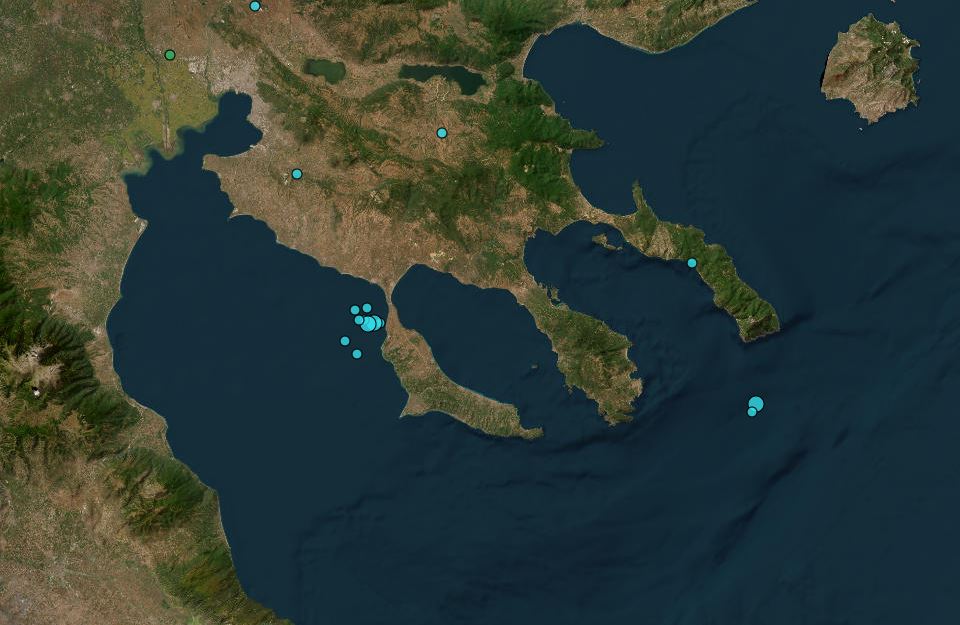 Σεισμός 3,3 Ρίχτερ στη Χαλκιδική το βράδυ της Παρασκευής